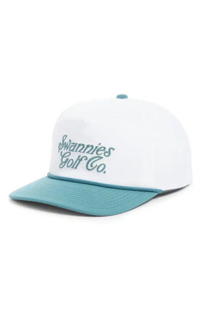Swannies Moser Logo Embroidery Hat In White