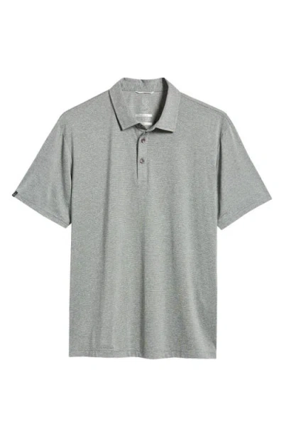 Swannies Parker Golf Polo In Charcoal