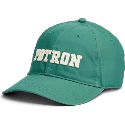 Swannies Pat Snapback Baseball Cap In Masters Green