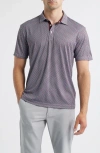 Swannies Rae Geo Print Golf Polo In Neutral