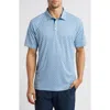 Swannies Rae Medallion Print Golf Polo In Sky