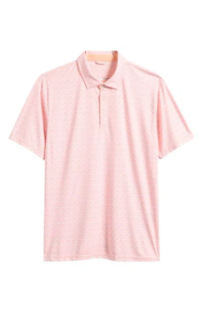 Swannies Sands Performance Golf Polo In Pink