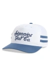 Swannies Scheeler Snapback Baseball Cap In White