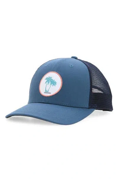 Swannies Southern Coast Trucker Hat In Blue