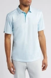 Swannies Tanner Diamond Print Golf Polo In Maui