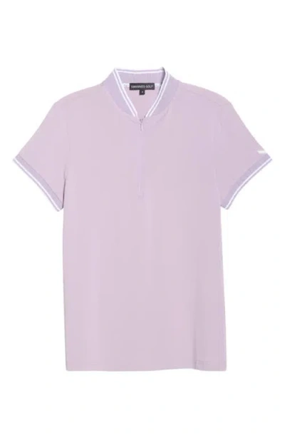 Swannies Tara Half Zip Top In Purple