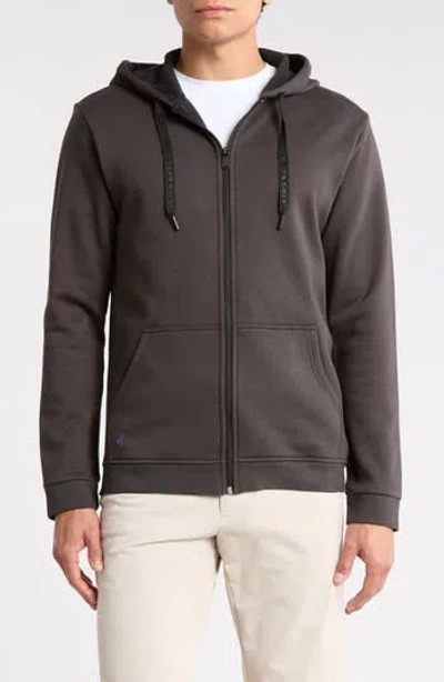 Swannies Tate Full Zip Sweatshirt In Brown