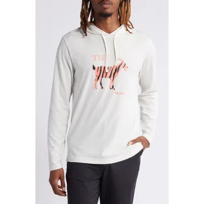 Swannies Tiger Goat Graphic Hoodie In White