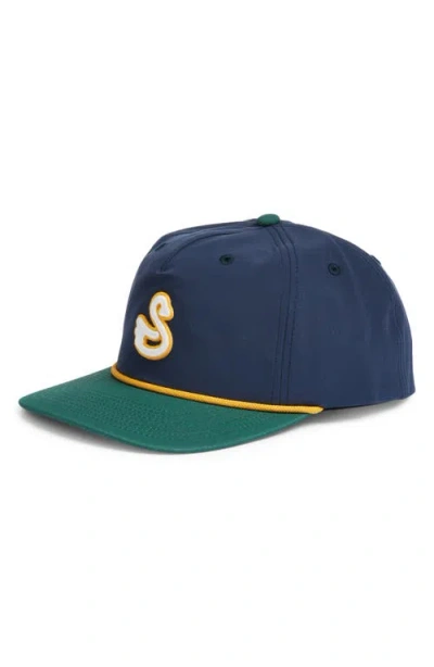 Swannies Tobin Snapback Baseball Cap In Blue