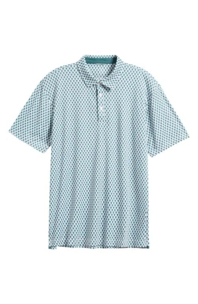 Swannies Tradition Performance Golf Polo In Blue
