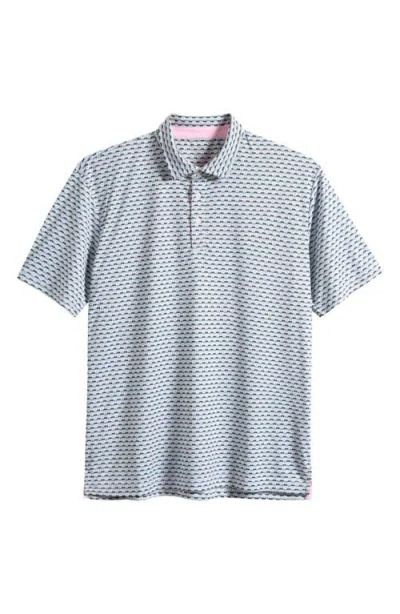 Swannies Valley Performance Golf Polo In Blue
