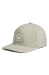 Swannies Wade Perforated Snapback Baseball Cap In Gray