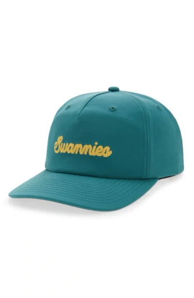 Swannies Walter Snapback Baseball Cap In Green