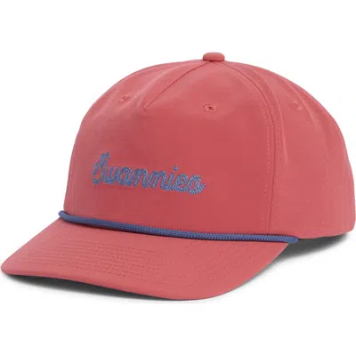 Swannies Walter Snapback Baseball Cap In Pink