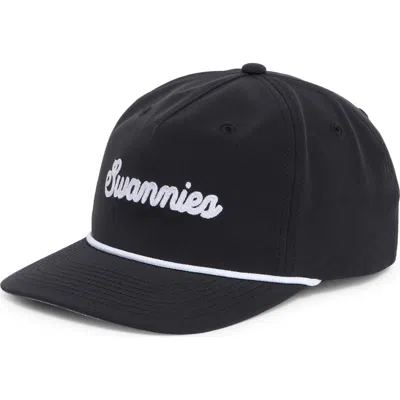 Swannies Walter Snapback Hat In Black