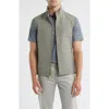 Swannies Warren Zip Vest In Gray