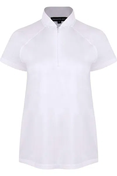 Swannies Women's Quinn Polo In White