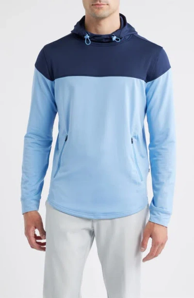 Swannies Yorobe Colorblock Golf Hoodie In Blue