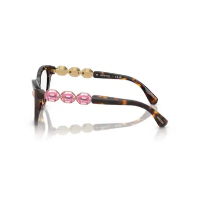 Swarovski 0sk2028 Cat-eye Tortoiseshell Acetate Eyeglasses In White