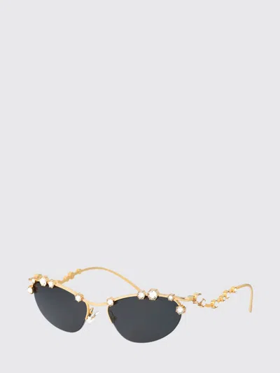 Swarovski 0sk7016 Metal Sunglasses With Set Crystals In Gold