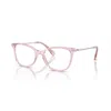 Swarovski Sk 2010 3001 52mm Womens Square Eyeglasses 52mm In Pink