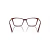 Swarovski 51mm Rectangle Optical Glasses In Brown