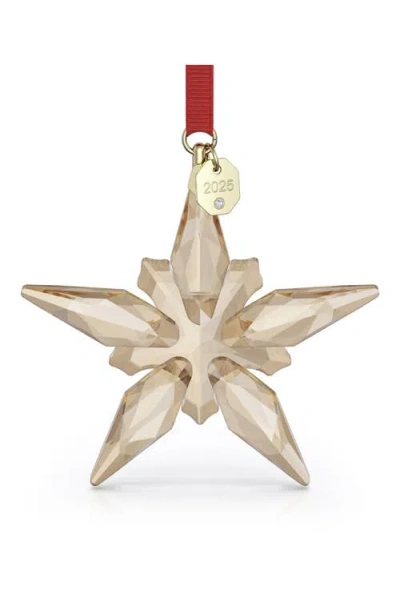 SWAROVSKI SWAROVSKI 2025 ANNUAL EDITION FESTIVE CRYSTAL SNOWFLAKE ORNAMENT