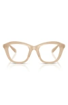 Swarovski 48mm Small Cat Eye Optical Glasses In Neutral