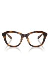 Swarovski 48mm Small Cat Eye Optical Glasses In Brown