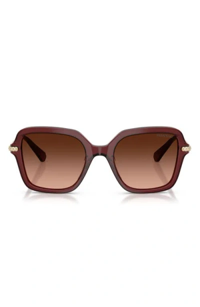 Swarovski 50mm Small Irregular Sunglasses In Multi