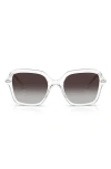 Swarovski Sk6040 Crystal-embellished Acetate Square Sunglasses In White