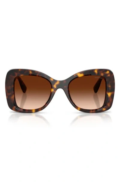 Swarovski 51mm Butterfly Sunglasses In Brown