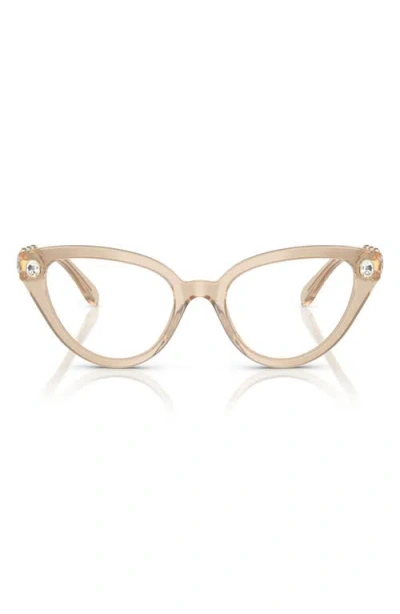 SWAROVSKI SWAROVSKI 51MM CAT EYE OPTICAL GLASSES