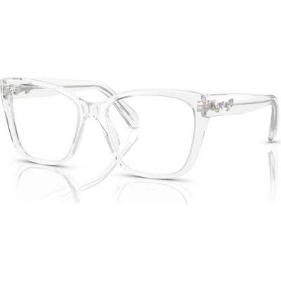Swarovski 51mm Irregular Optical Glasses In White