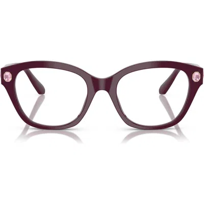 Swarovski 51mm Pillow Optical Glasses In White