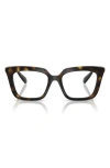 Swarovski 51mm Square Optical Glasses In Brown