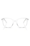 Swarovski 51mm Square Optical Glasses In Metallic