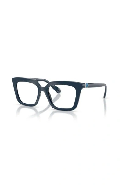 Swarovski 51mm Square Optical Glasses In Blue