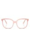 Swarovski 52mm Butterfly Optical Glasses In Milky Pink