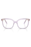 Swarovski 52mm Butterfly Optical Glasses In Transparent Lilac/demo Lens