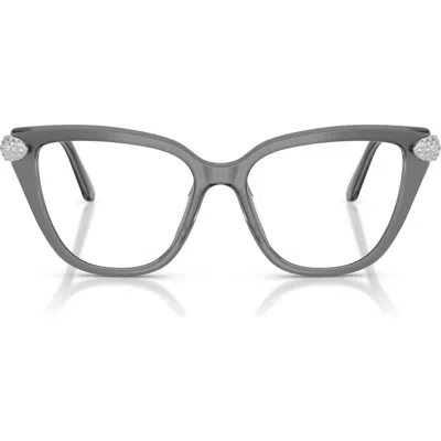 Swarovski 52mm Cat Eye Optical Glasses