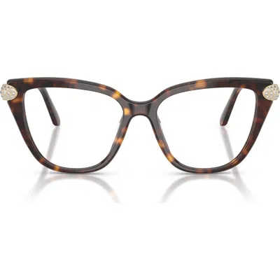 Swarovski 52mm Cat Eye Optical Glasses