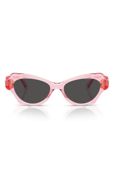 Swarovski 52mm Cat Eye Sunglasses In Pink