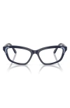 Swarovski 52mm Irregular Optical Glasses In Black