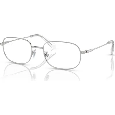 Swarovski 52mm Rectangle Optical Glasses In White