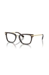 Swarovski 52mm Square Optical Glasses In Brown