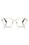 Swarovski 52mm Square Optical Glasses In Pale Gold
