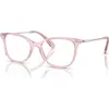 Swarovski Sk 2010 3001 52mm Womens Square Eyeglasses 52mm In Pink