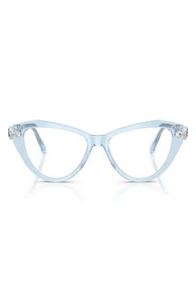 Swarovski 53mm Cat Eye Optical Glasses
