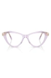 Swarovski 53mm Cat Eye Optical Glasses